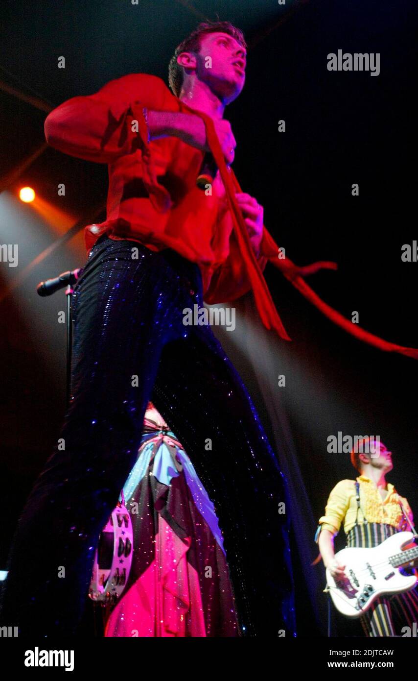 Scissor Sisters Jake Shears performing at Wembley Arena, Wembley UK 11