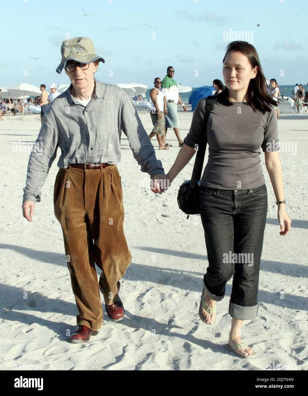 Woody Allen, wife SoonYi Previn and their two adopted daughters hit