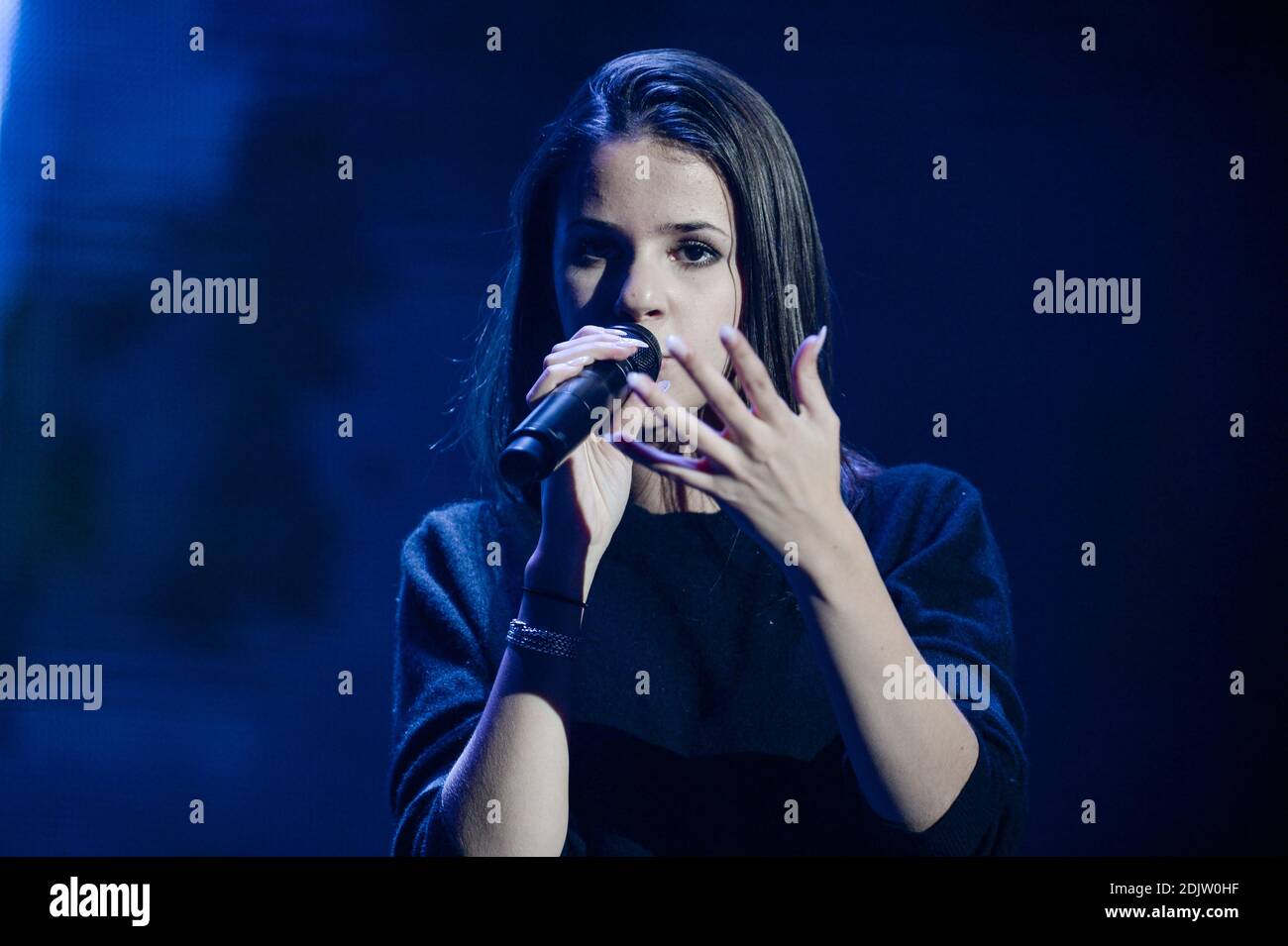 Marina Kaye performs on stage during the Scoop Live concert at