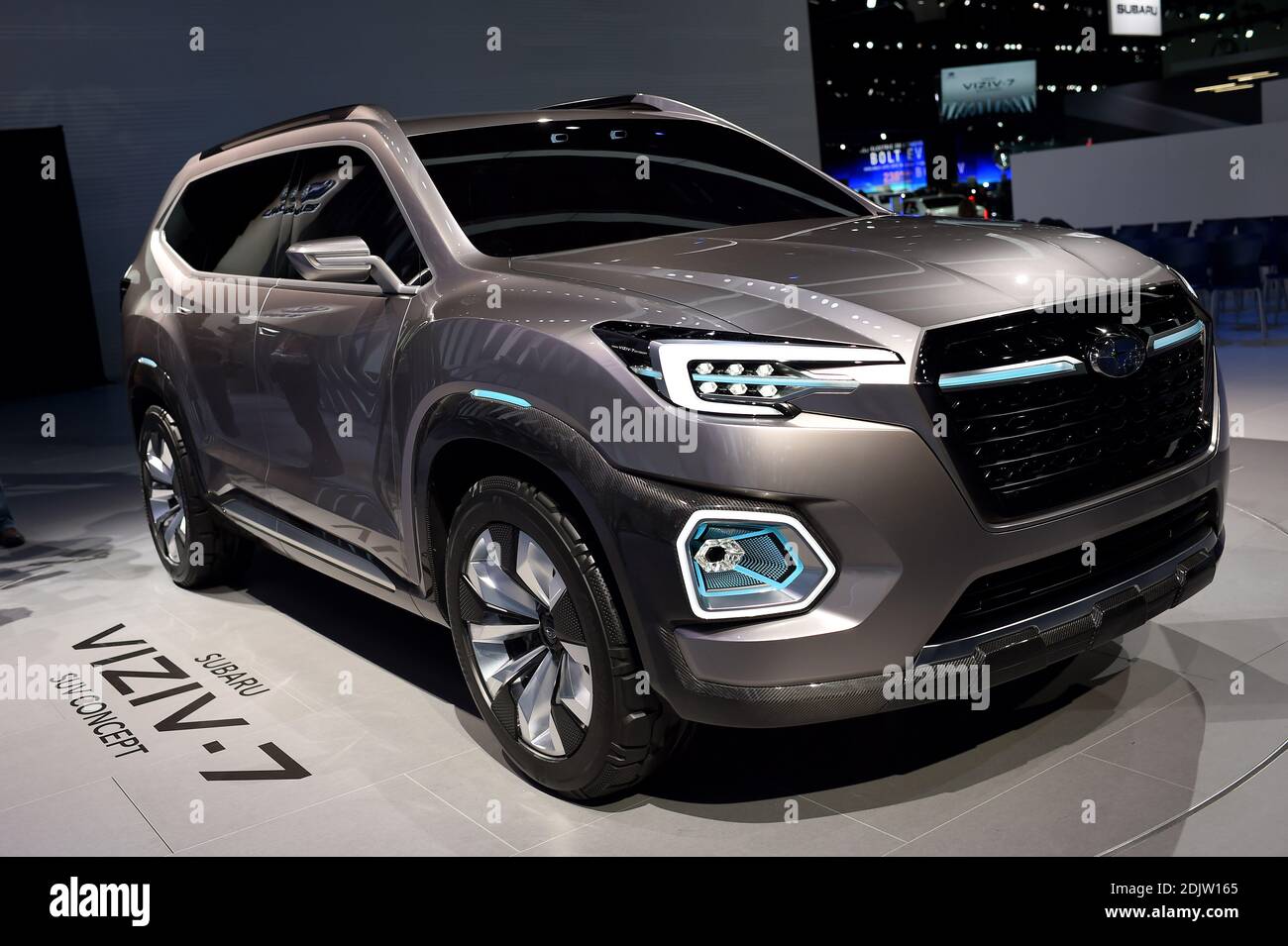 The Subaru Viziv 7 Concept At The Los Angeles Auto Show In Los Angeles California November 17 16 The La Auto Shows Consumer Days Will Be Open To The Public November 18 27 Photo