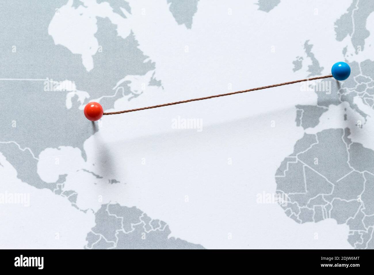 Map pins string hi-res stock photography and images - Alamy