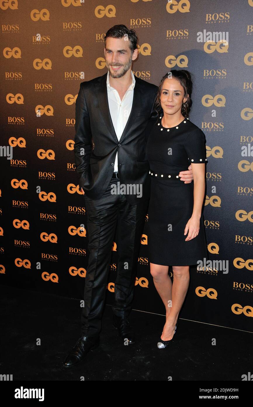 Gianni Giardinelli, Alice Belaidi assistent a la soiree des Hommes de l