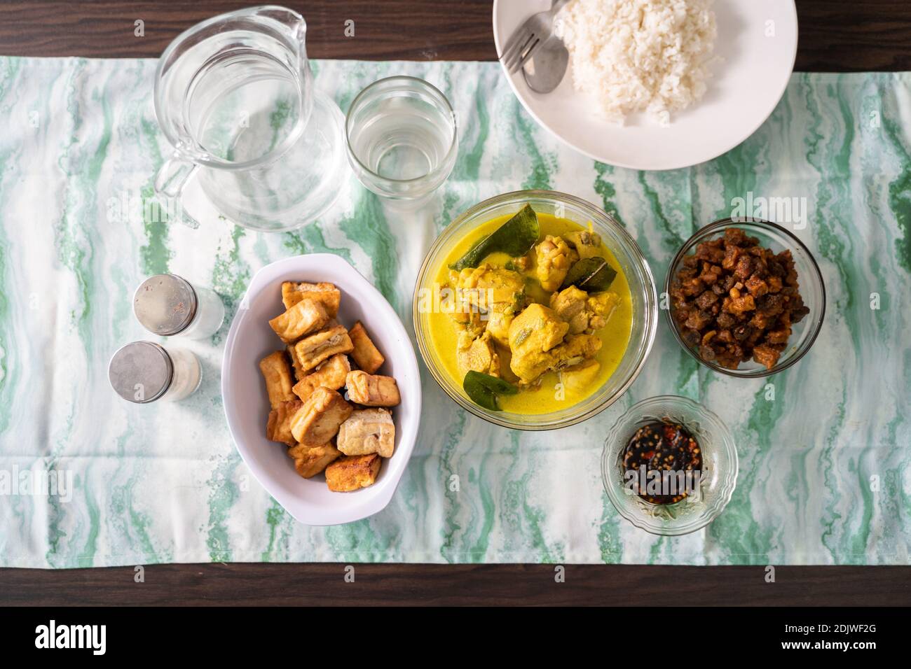 Healthy and delicious Indonesia food for breakfast Stock Photo Alamy