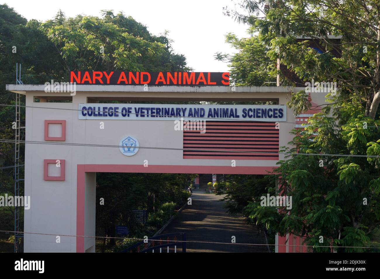 Thrissur, Kerlala, India - 11/20/2020: Kerala Veterinary college sign board  Stock Photo - Alamy