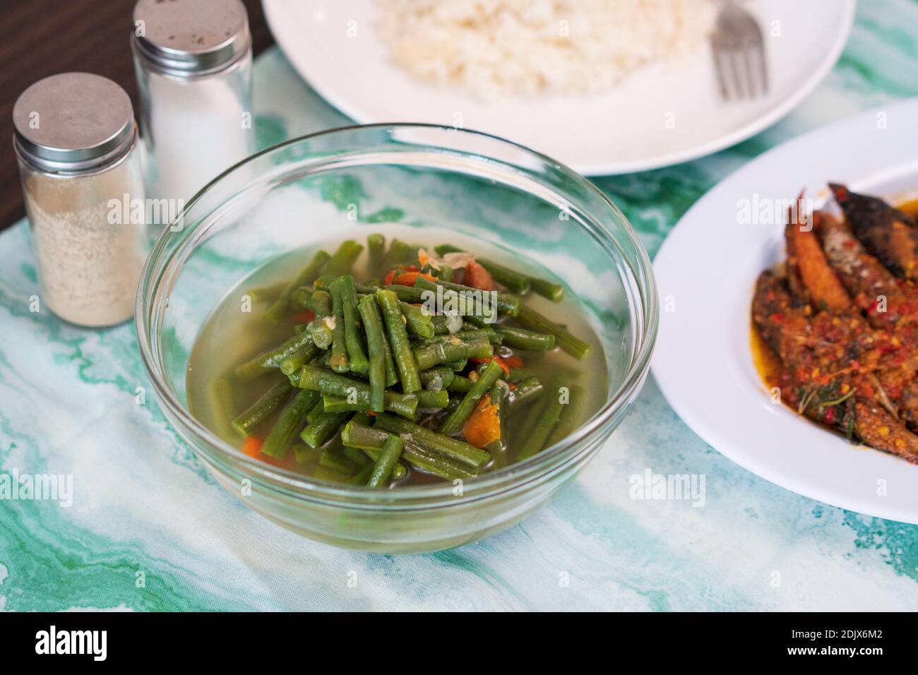 Healthy and delicious Indonesia food for breakfast Stock Photo Alamy