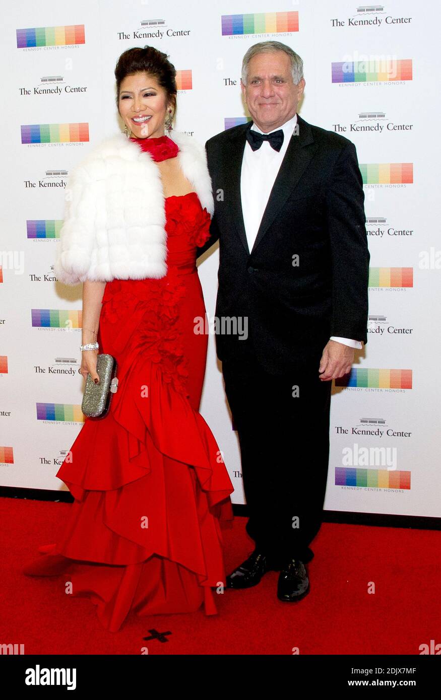 Julie Chen and Les Moonves arrive for the formal Artist's Dinner honoring the recipients of the 39th Annual Kennedy Center Honors hosted by United States Secretary of State John F. Kerry at the U.S. Department of State in Washington, D.C. on Saturday, December 3, 2016. The 2016 honorees are: Argentine pianist Martha Argerich; rock band the Eagles; screen and stage actor Al Pacino; gospel and blues singer Mavis Staples; and musician James Taylor. Photo by Ron Sachs /Pool via CNP/ABACAPRESS.COM Stock Photo