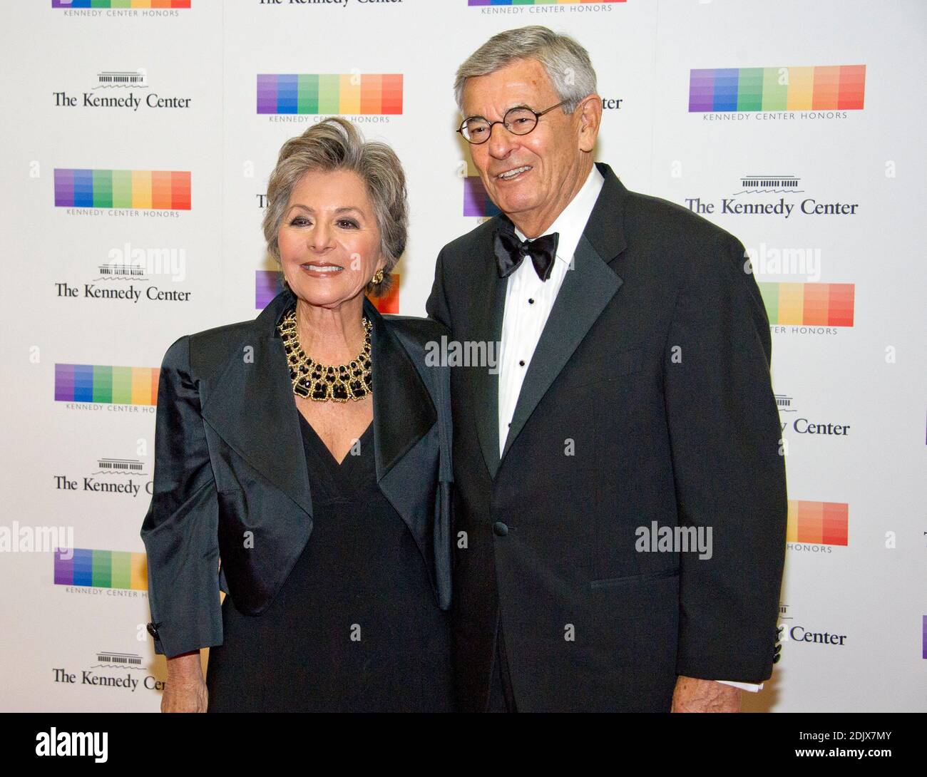 United States Senator Barbara Boxer (Democrat of California) and her husband, Stewart, arrive for the formal Artist's Dinner honoring the recipients of the 39th Annual Kennedy Center Honors hosted by United States Secretary of State John F. Kerry at the U.S. Department of State in Washington, D.C. on Saturday, December 3, 2016. The 2016 honorees are: Argentine pianist Martha Argerich; rock band the Eagles; screen and stage actor Al Pacino; gospel and blues singer Mavis Staples; and musician James Taylor. Photo by Ron Sachs /Pool via CNP/ABACAPRESS.COM Stock Photo
