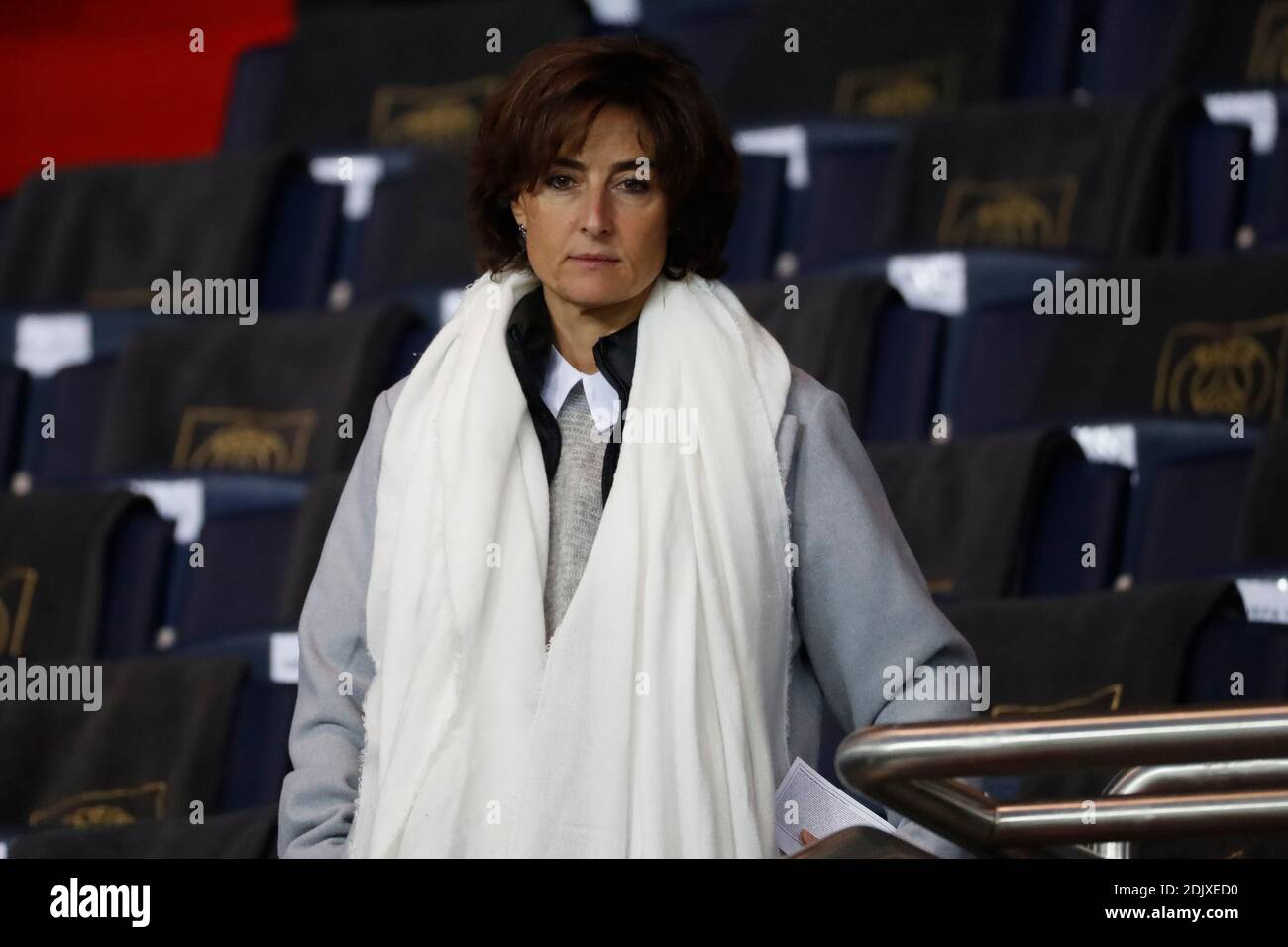Nathalie Iannetta,UEFA Chief advisor and former special sports advisor of Francois Hollande during the Group stage-Group A match of the Champion's League, Paris-St-Germain vs Ludogorets in Parc des Princes, Paris, France, on December 6th, 2016. PSG and Ludogorets drew 2-2. Photo by Henri Szwarc/ABACAPRESS.COM Stock Photo