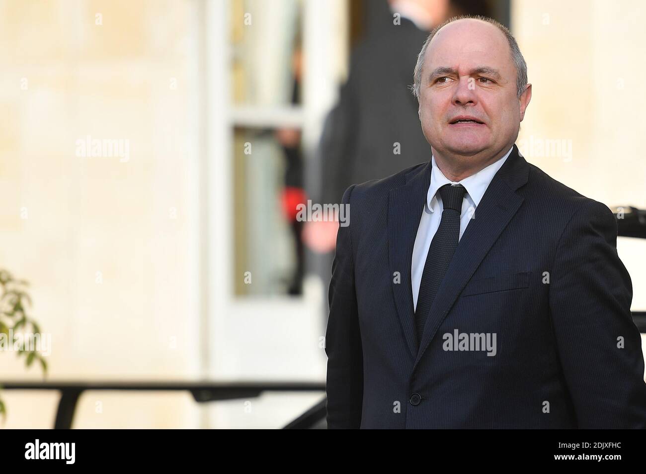 New Minister of the Interior Bruno Le Roux at the Elysee Palace ...