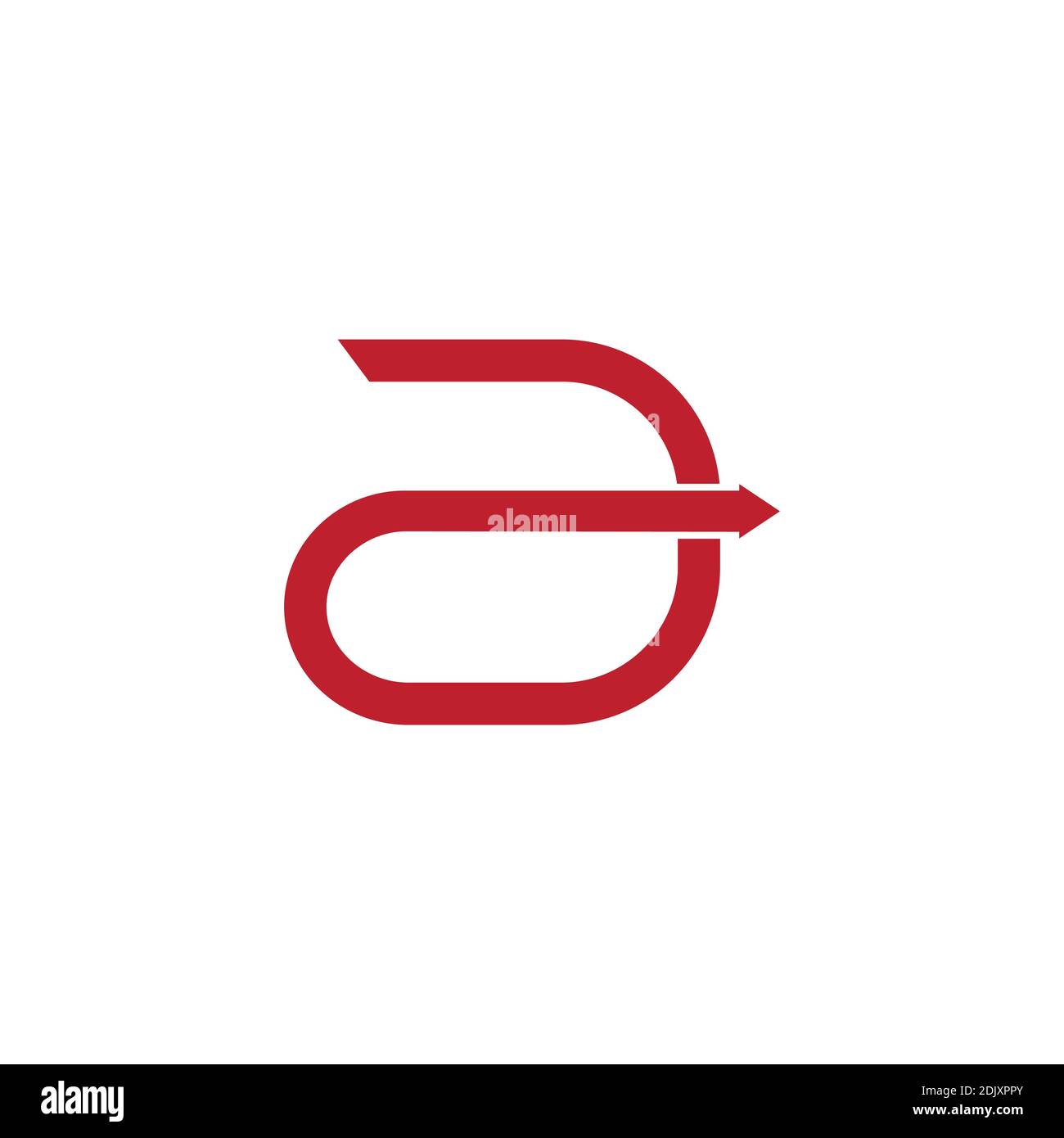 abstract letter a simple motion arrow geometric logo vector Stock ...