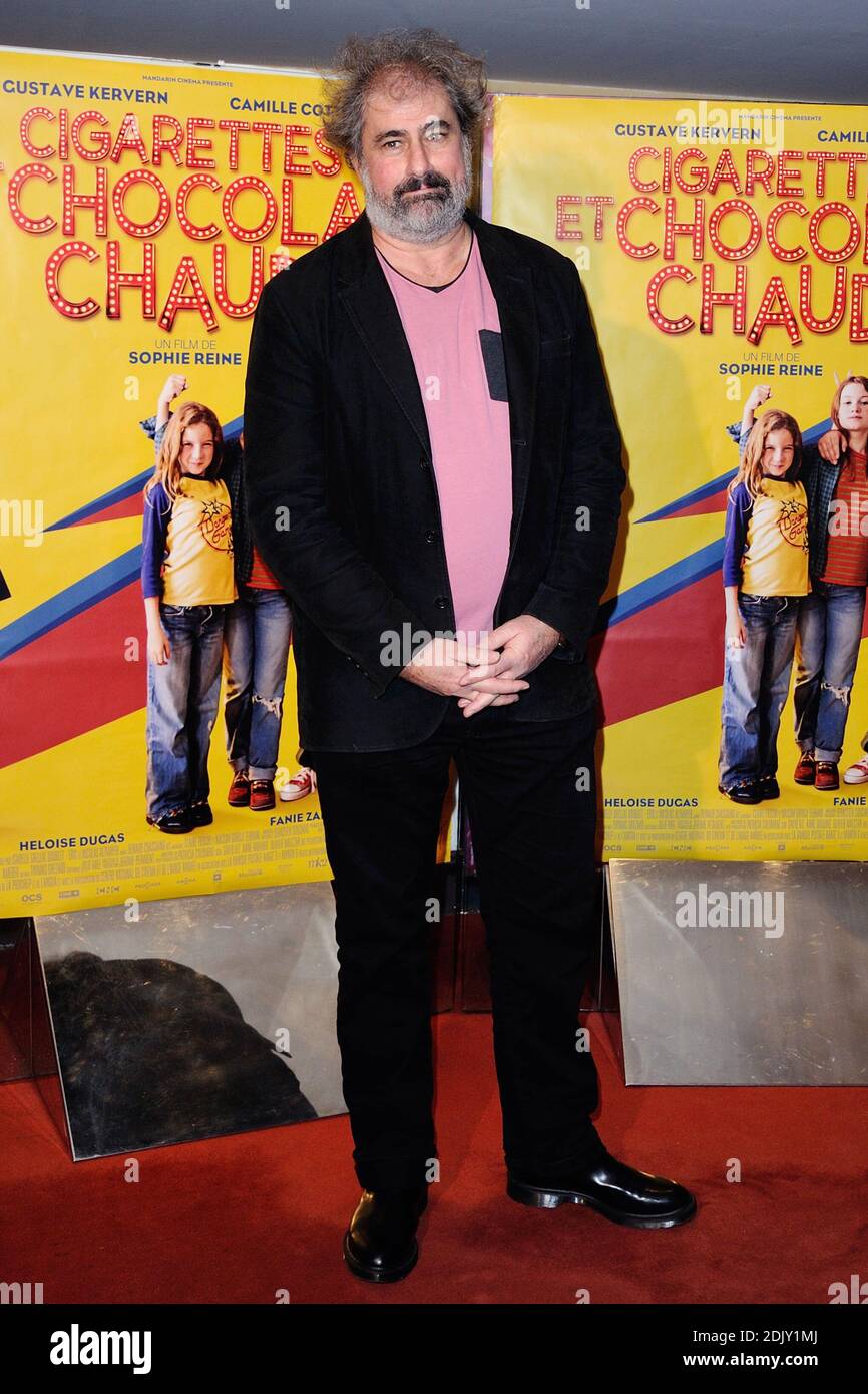 Gustave Kervern assiste a la Premiere du film Cigarettes et Chocolat Chaud  a l'UGC Cine Cite Les Halles a Paris, France le 13 Decembre 2016. Photo by  Aurore Marechal/ABACAPRESS.COM Stock Photo -