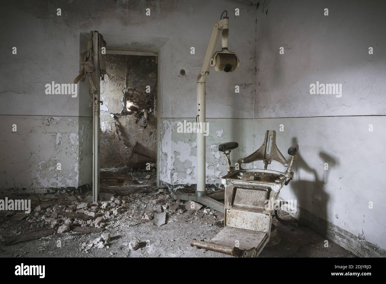 Old Medical Equipment In Abandoned Medical Clinic Stock Photo Alamy