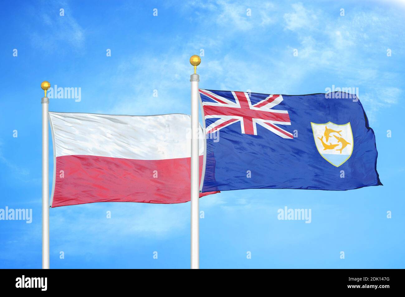 Poland Flag British Flag High Resolution Stock Photography And Images Alamy