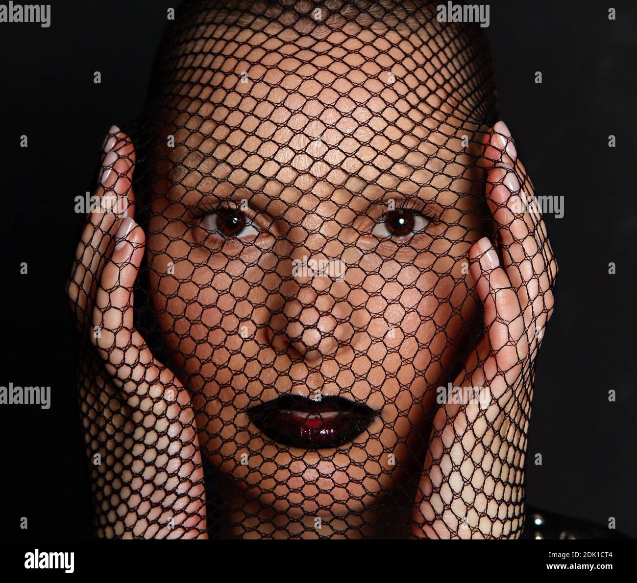 Woman netting covering face hires stock photography and images Alamy