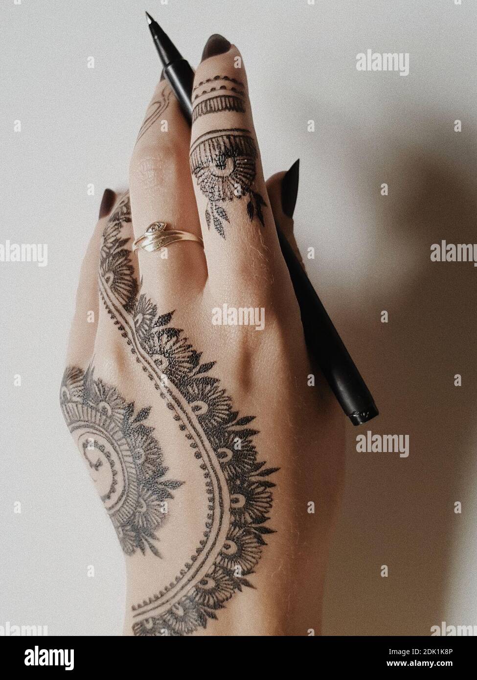 Henna Ink High Resolution Stock Photography And Images Alamy
