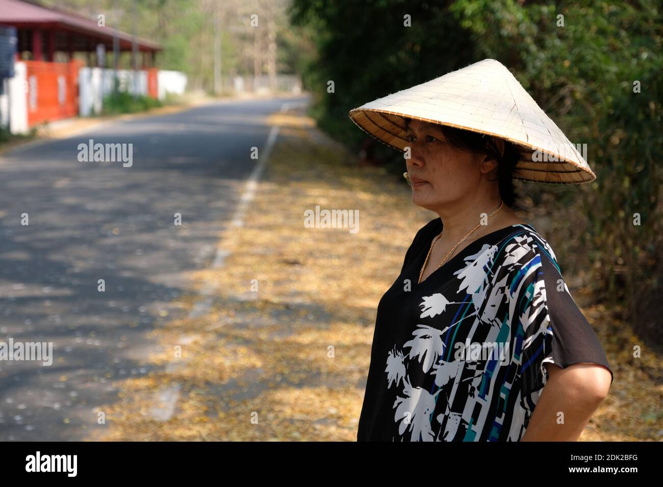 Mature Woman Wearing Asian Style 