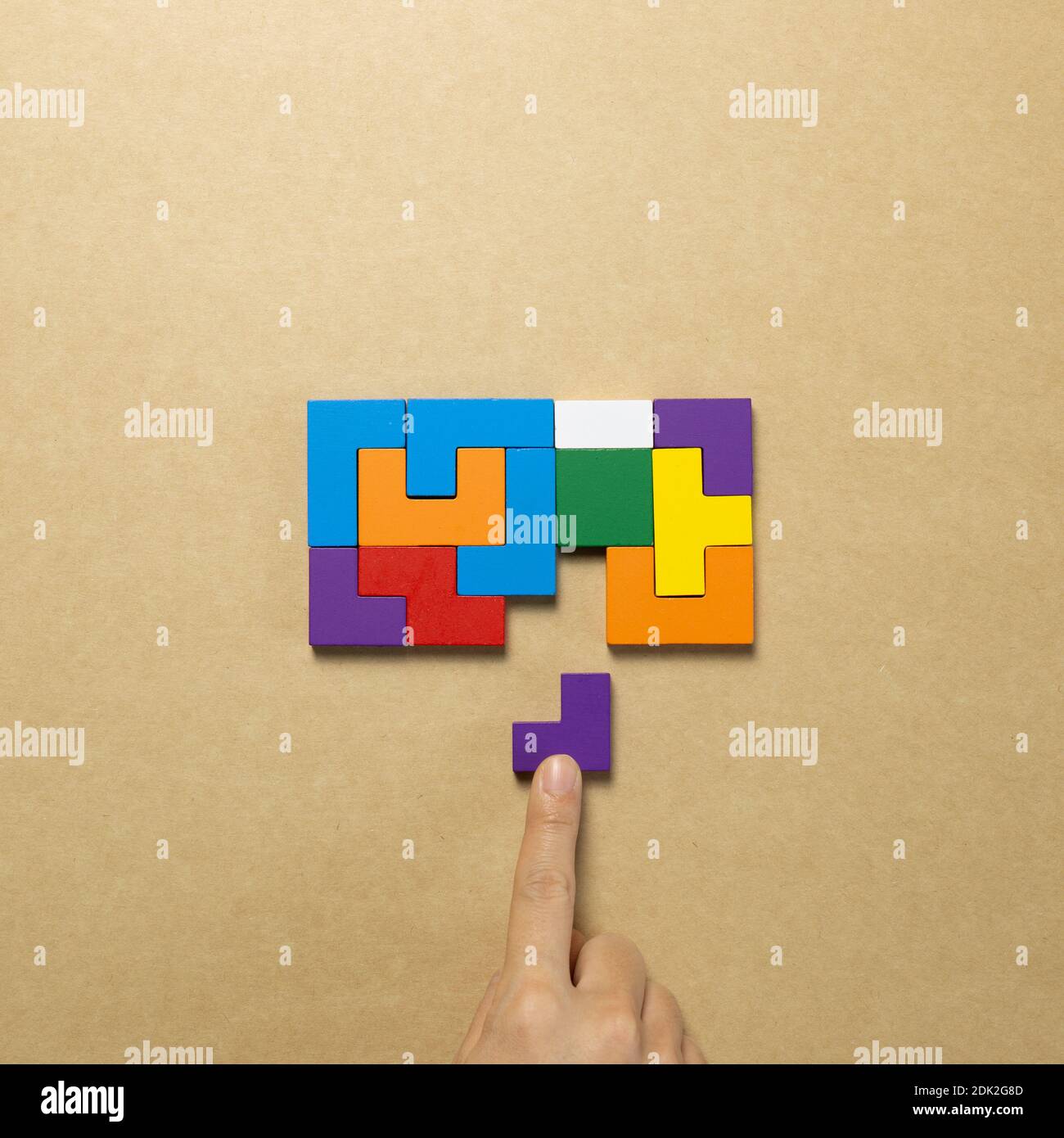 Cube Puzzle Piece High Resolution Stock Photography And Images Alamy