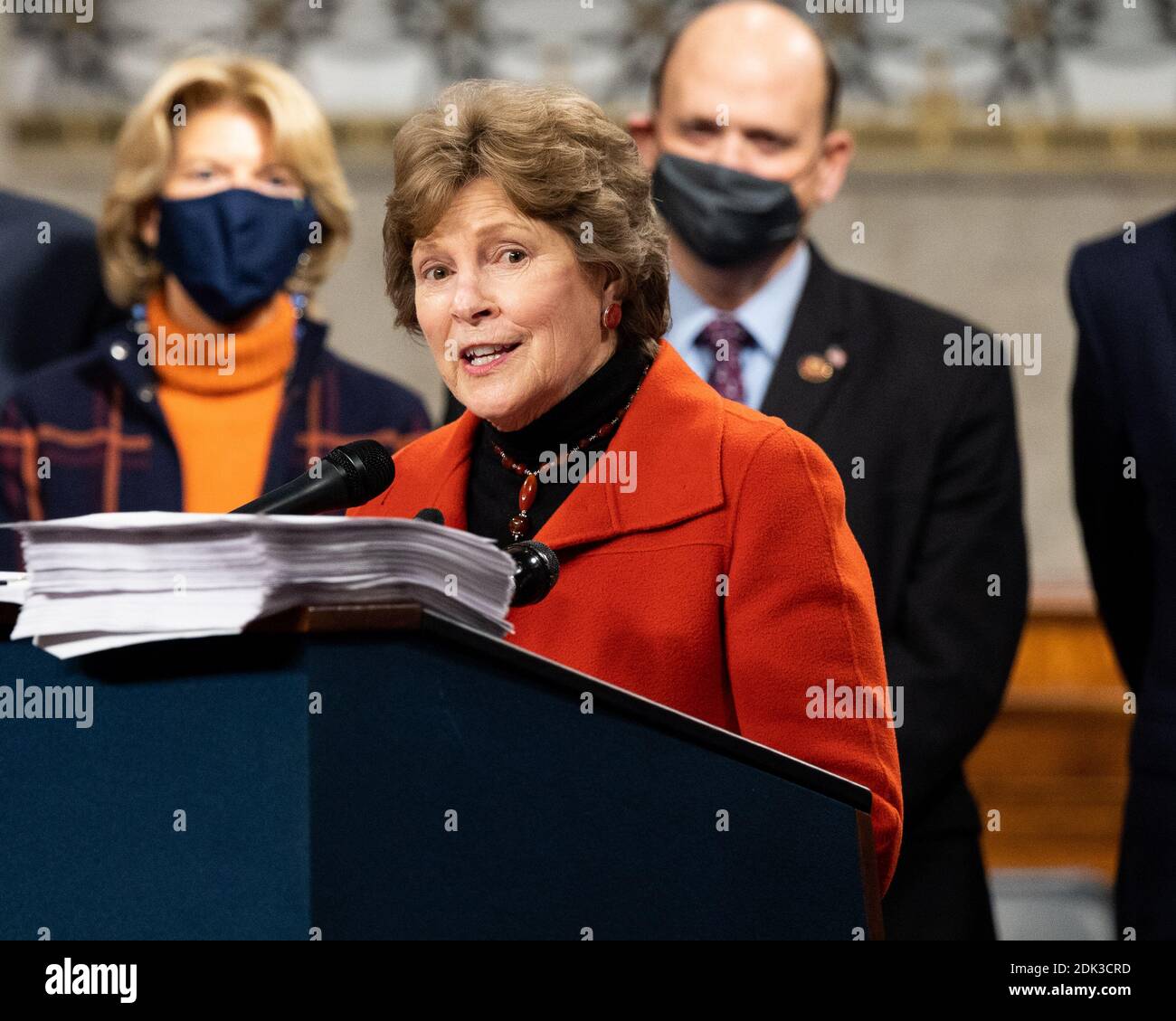 Washington United States 14th Dec U S Senator Jeanne Shaheen D Nh Speaks At A Press