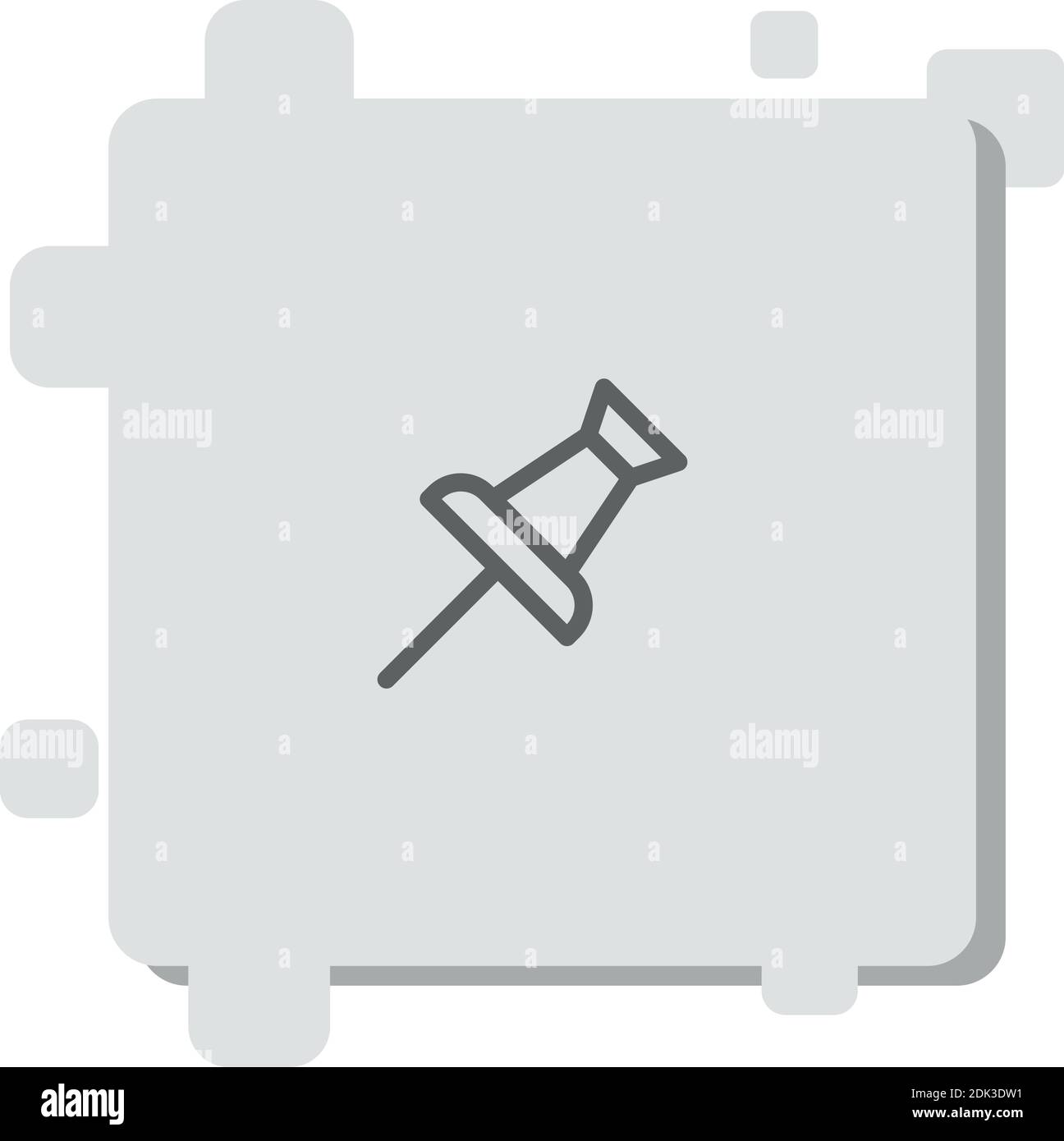 Map attach marker place Stock Vector Images - Alamy