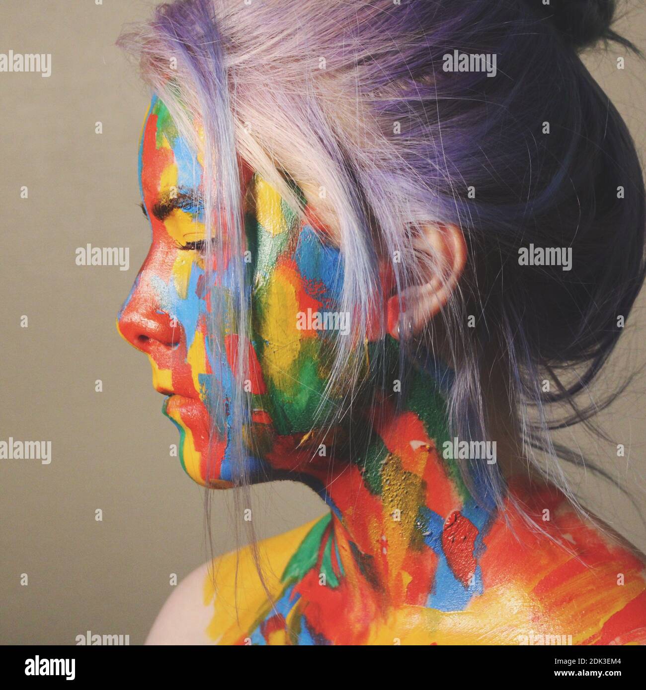 Indian Body Paint High Resolution Stock Photography and Images - Alamy