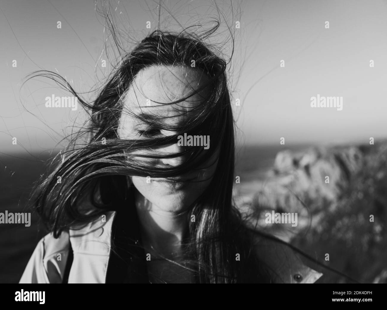 Women black white hi-res stock photography and images - Alamy