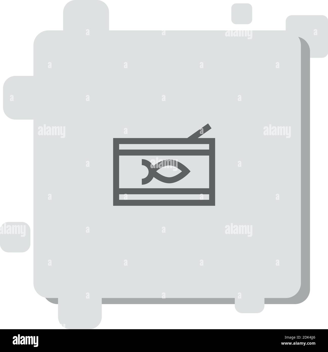 canned food vector icon modern simple vector illustration Stock Vector