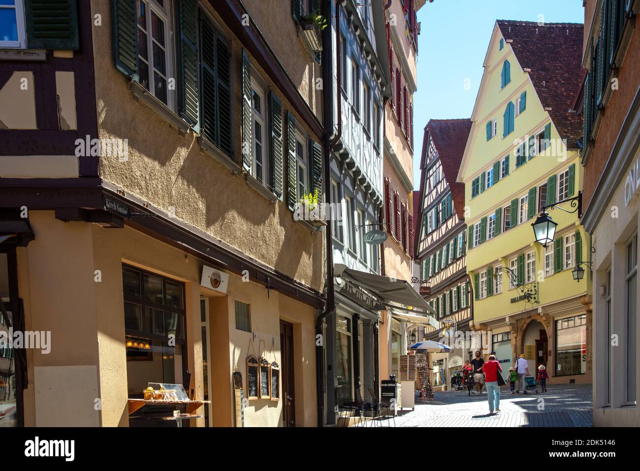 Germany, BadenWuerttemberg, city of Tuebingen, Kirchgasse Stock Photo Alamy