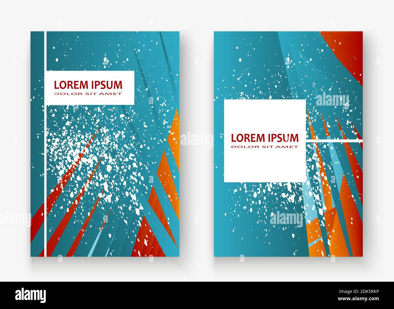 Creative Christmas cover frame design paint white splatter, blue