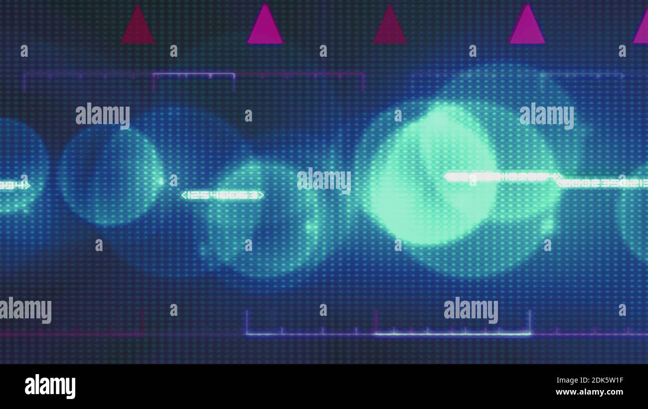 Information technology futuristic color data abstract background Stock Photo