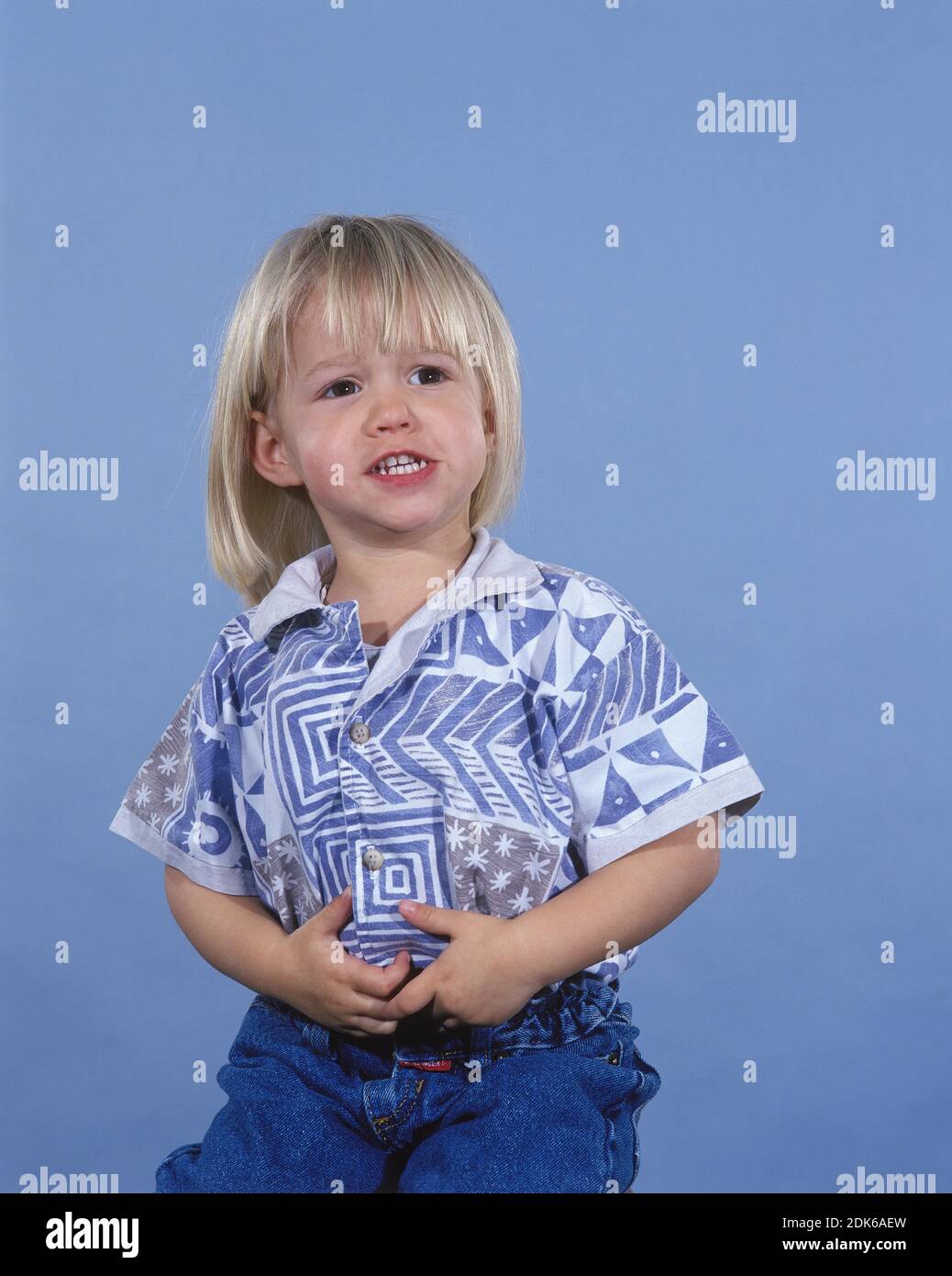 Girl Throwing a Tantrum Stock Photo Alamy