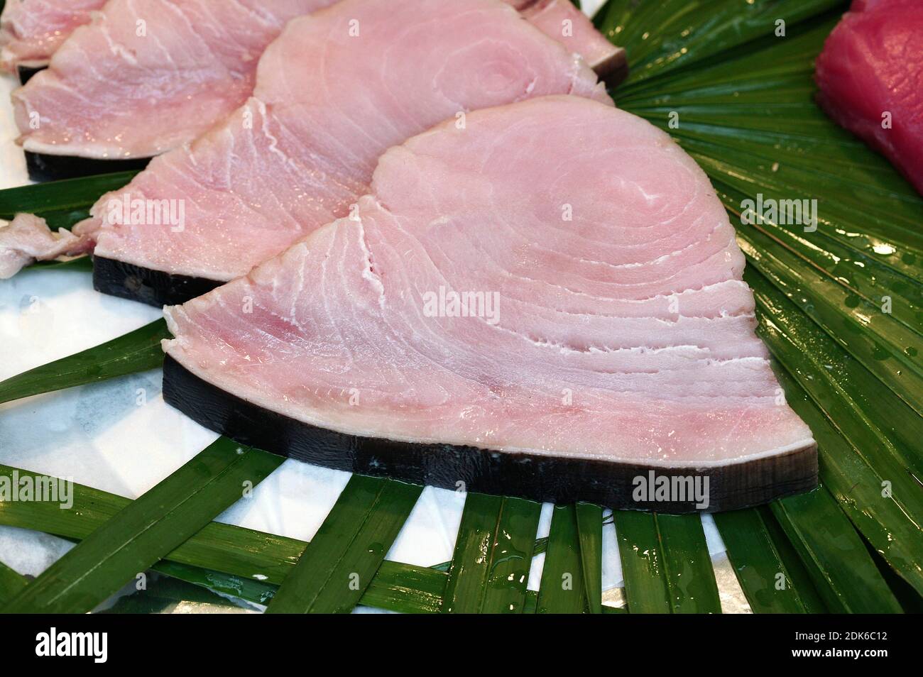 Fresh Swordfish at Fish Shop Stock Photo Alamy