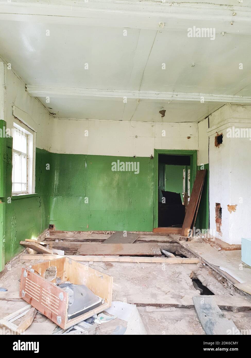 Interior Of Abandoned House Stock Photo - Alamy