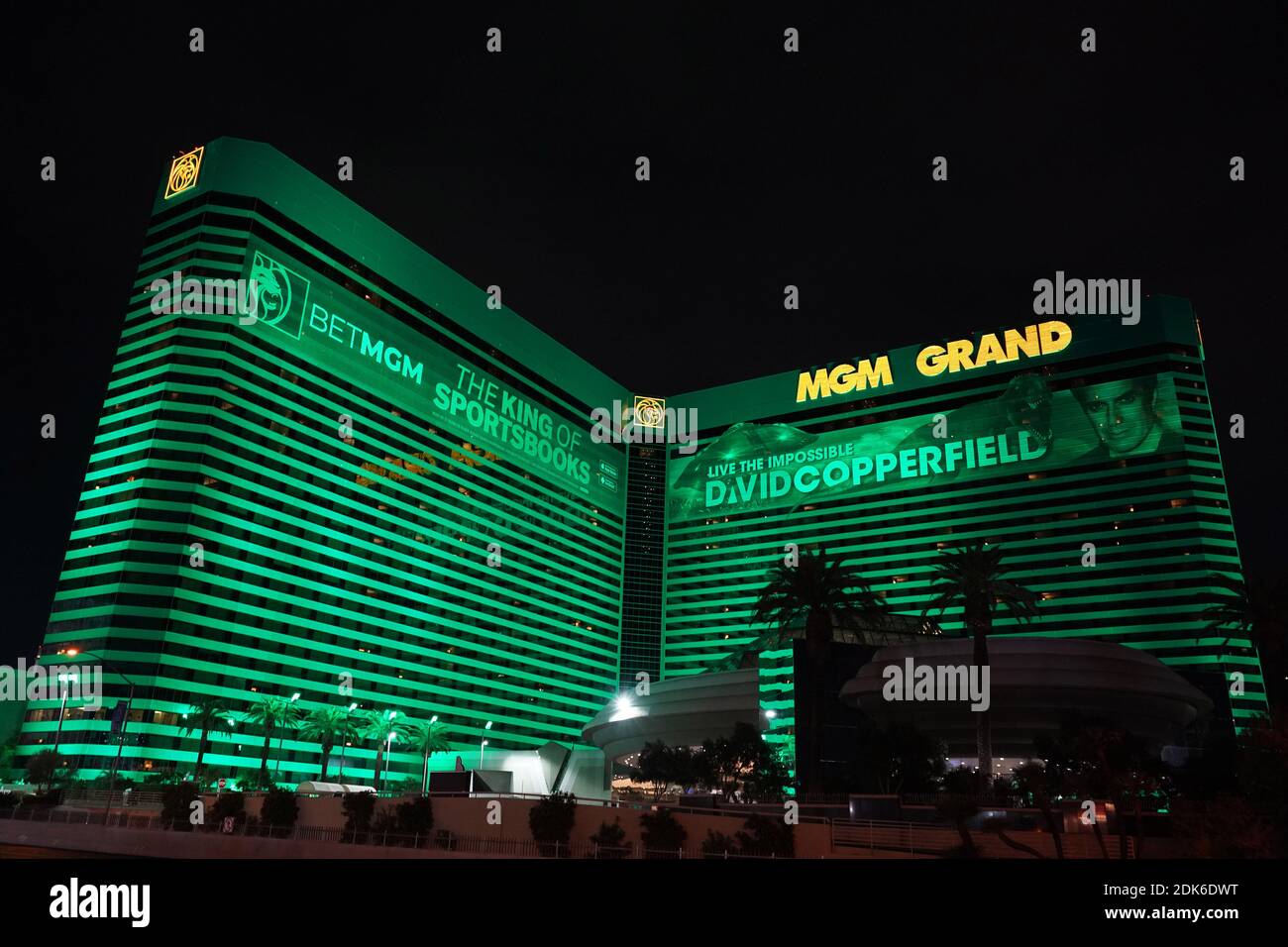 The MGM Grand Hotel & Casino, Sunday, Dec. 13, 2020, in Las Vegas Stock