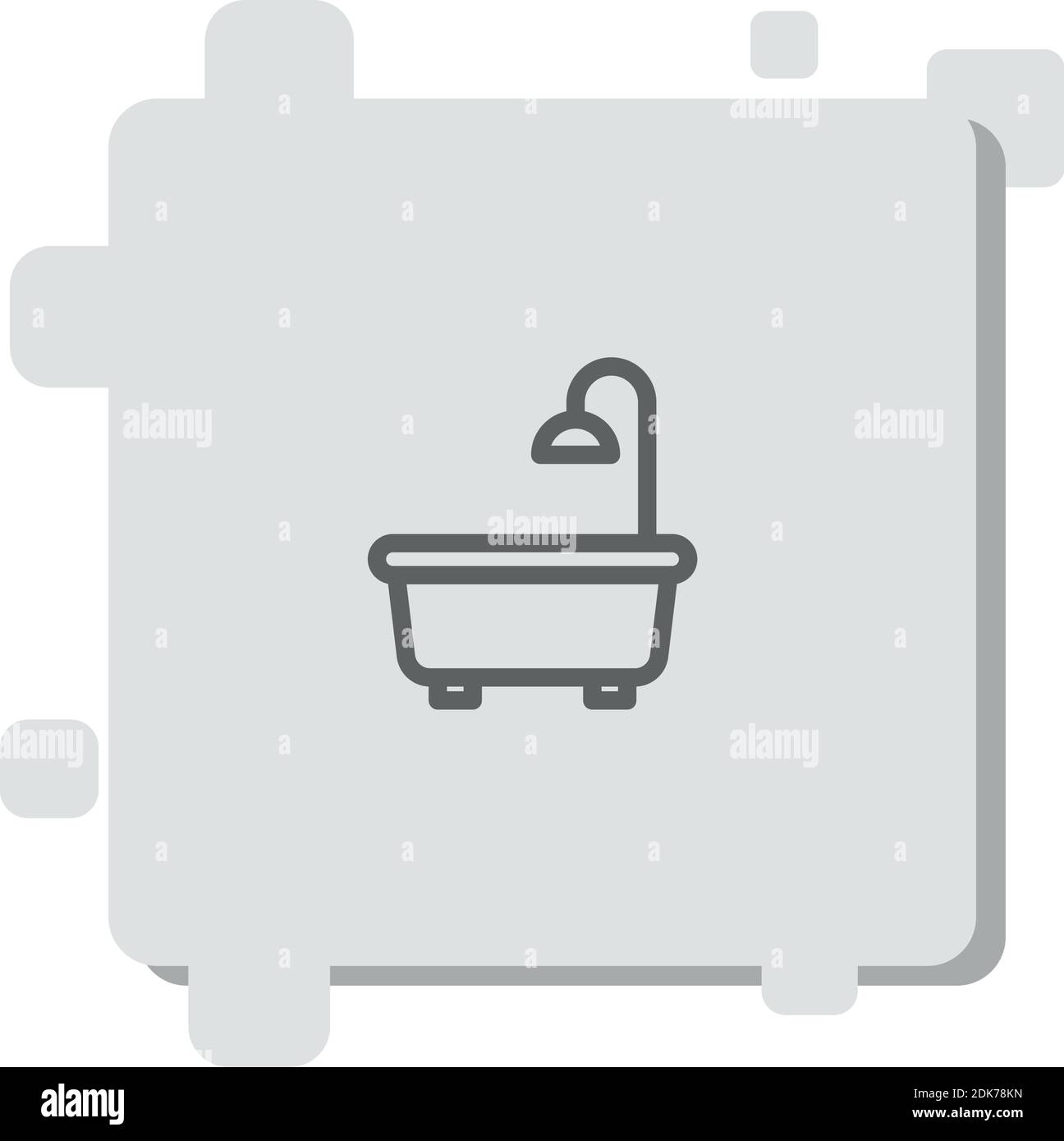 bathtub vector icon modern simple vector illustration Stock Vector ...