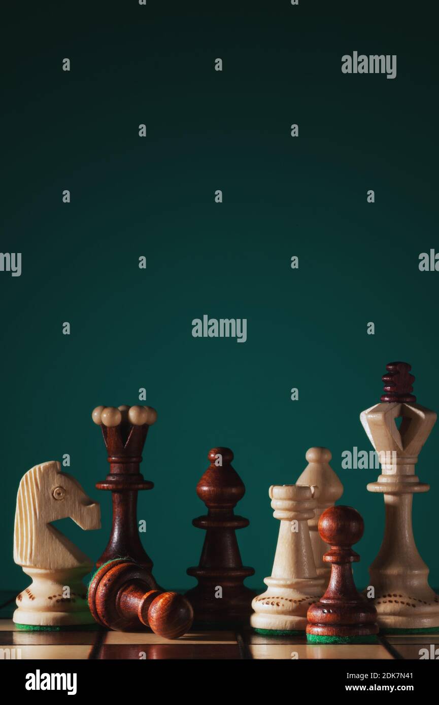 Analysis Chess Game Stock Photo 1129906568