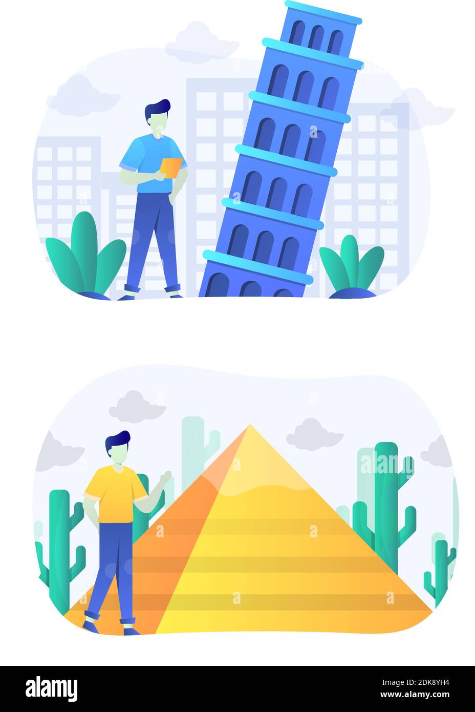 Pyramid of Giza Flat Design Vector Graphic Stock Vector Image & Art - Alamy
