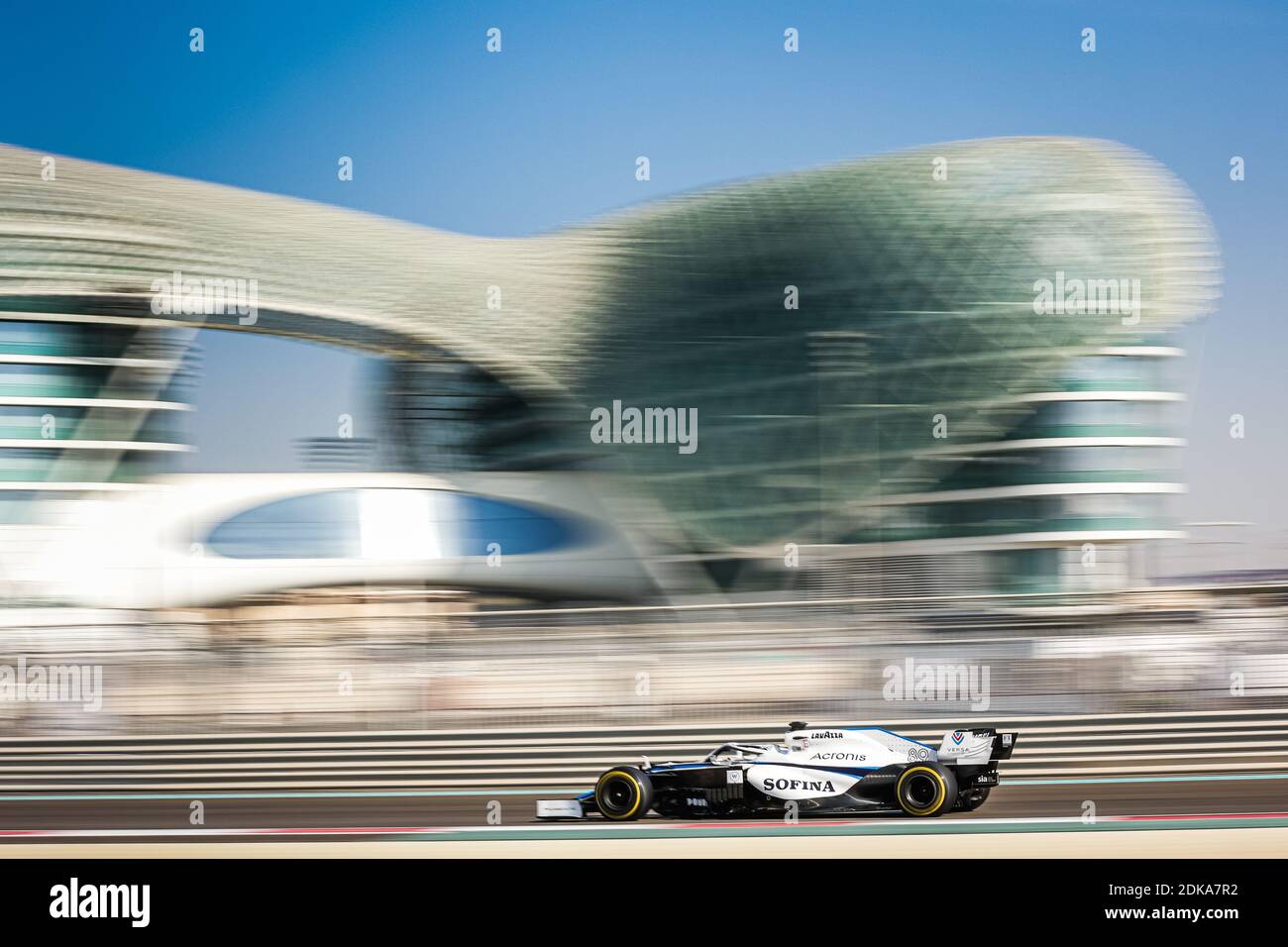 89 Aitken Jack (gbr), Williams Racing F1 FW43, action during the Formula 1 Abu Dhabi Rookie Test 2020, on December 15, 2020 on the Yas Marina Circuit, in Abu Dhabi - Photo Antonin Vincent / DPPI / LM Stock Photo