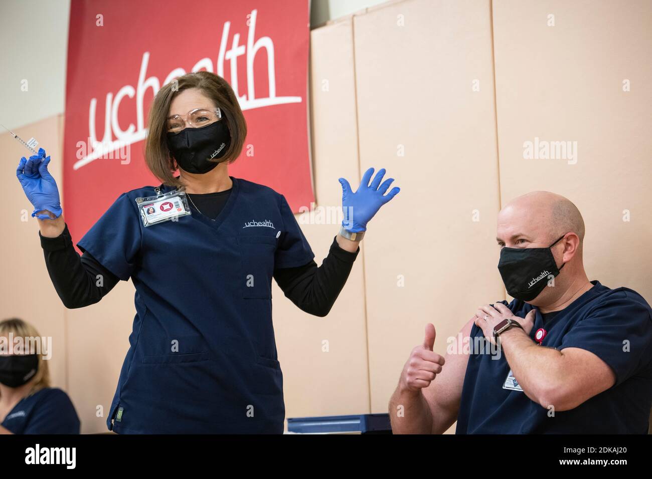 Colorado Springs, Colorado, USA. 14th Dec, 2020. Chief Nursing Officer