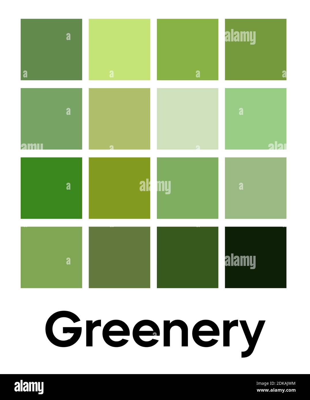 Green color palette