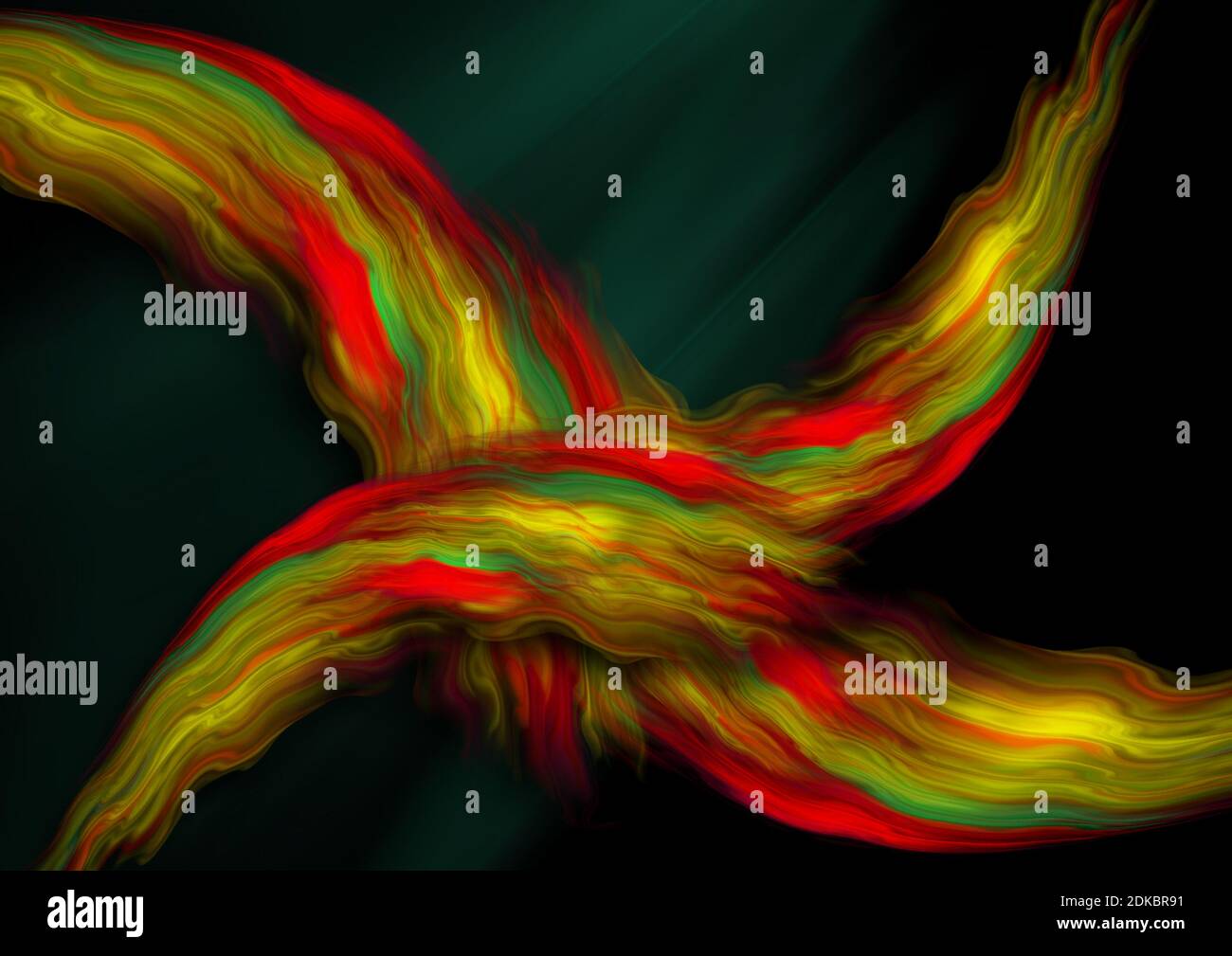 abstract illustration of a wavy background with lines and circles Stock ...