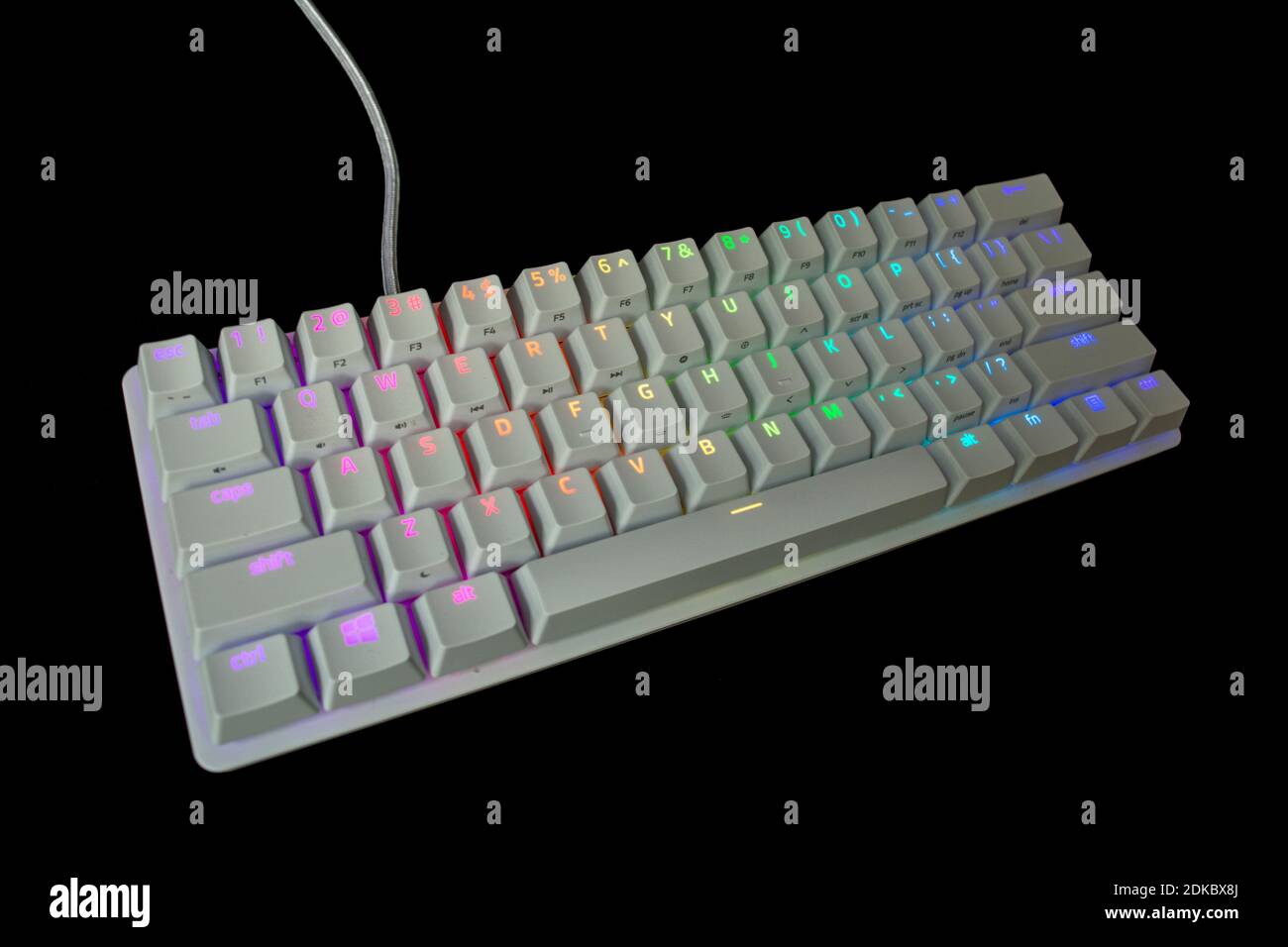 19 September 2020-Bucharest, Romania. The keyboard Razer Huntsman mini made  as a mini keyboard for gamers Stock Photo - Alamy