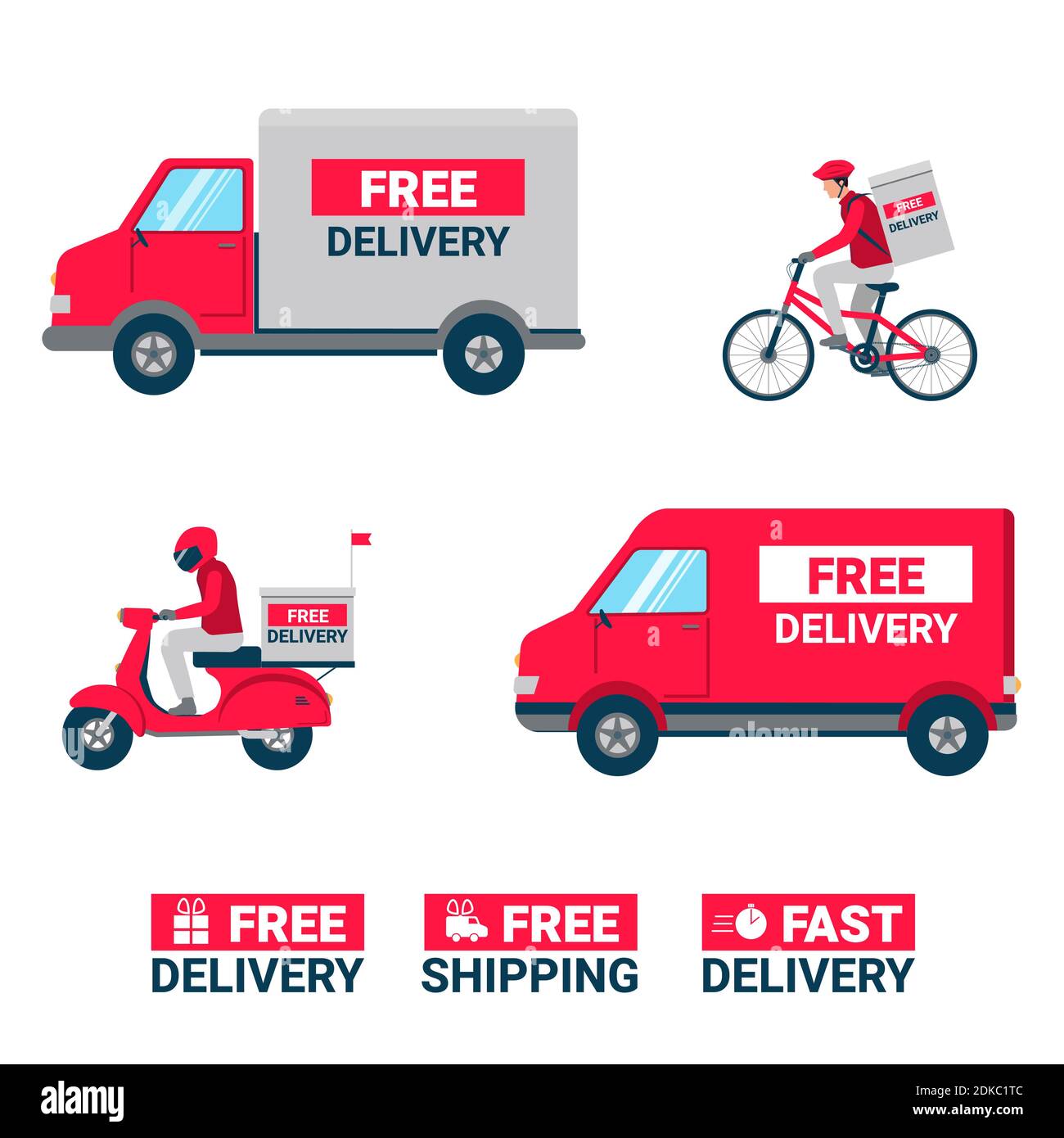 Delivery services concept, food or product order express delivery