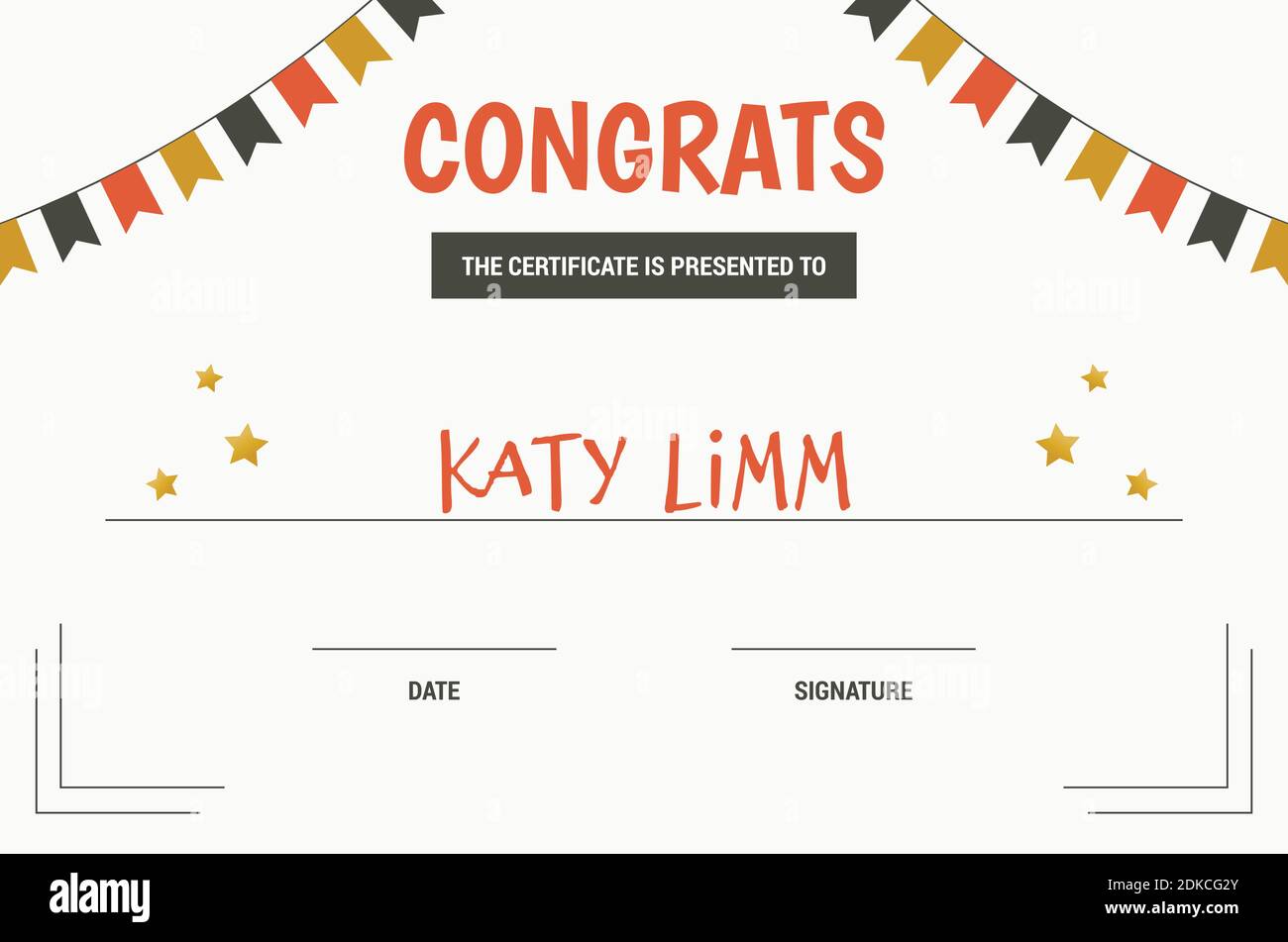 Congrats certificate template vector illustration Stock Vector Image Congrats certificate template vector illustration Stock Vector Image