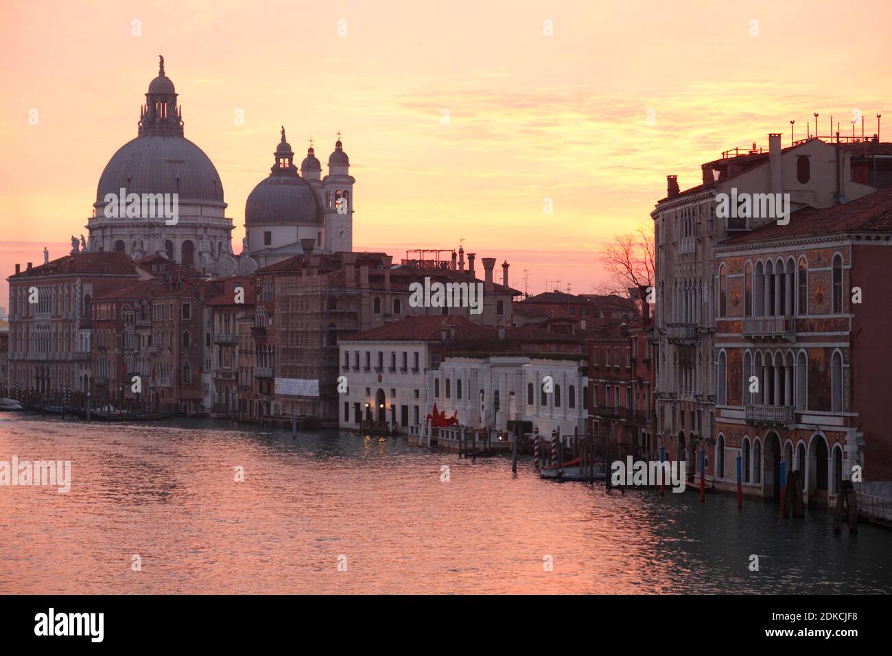 I/Venedig: Canal Grande am Morgen Stock Photo