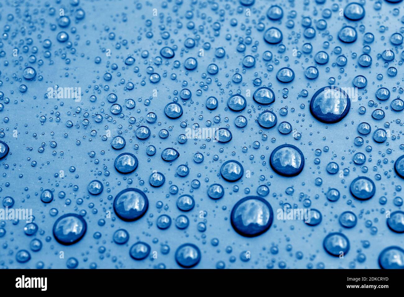 texture and background of beautiful blue water drops Stock Photo - Alamy