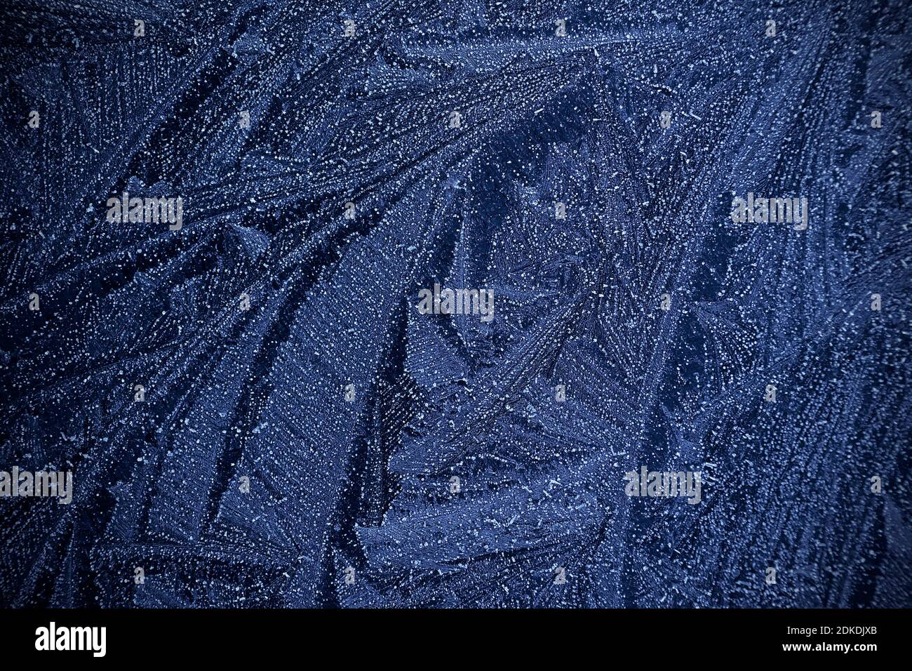 Ice pattern close up Stock Photo