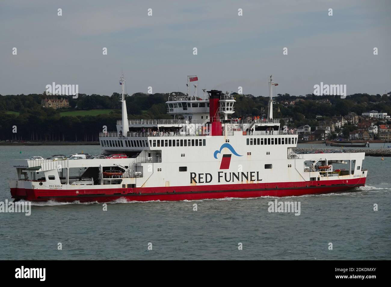 The Red Eagle, a car ferry operated by Red Funnel between the Isle of
