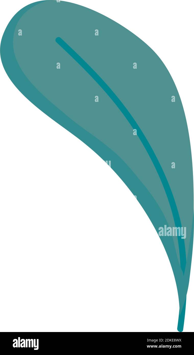 icon of leaf over white background, colorful design, vector ...