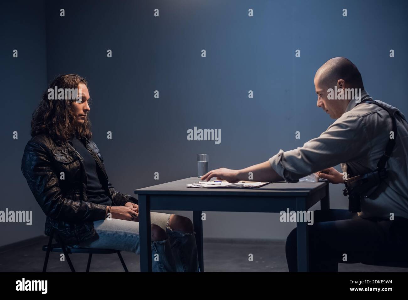 A police investigator manipulates evidence in a case to frame a