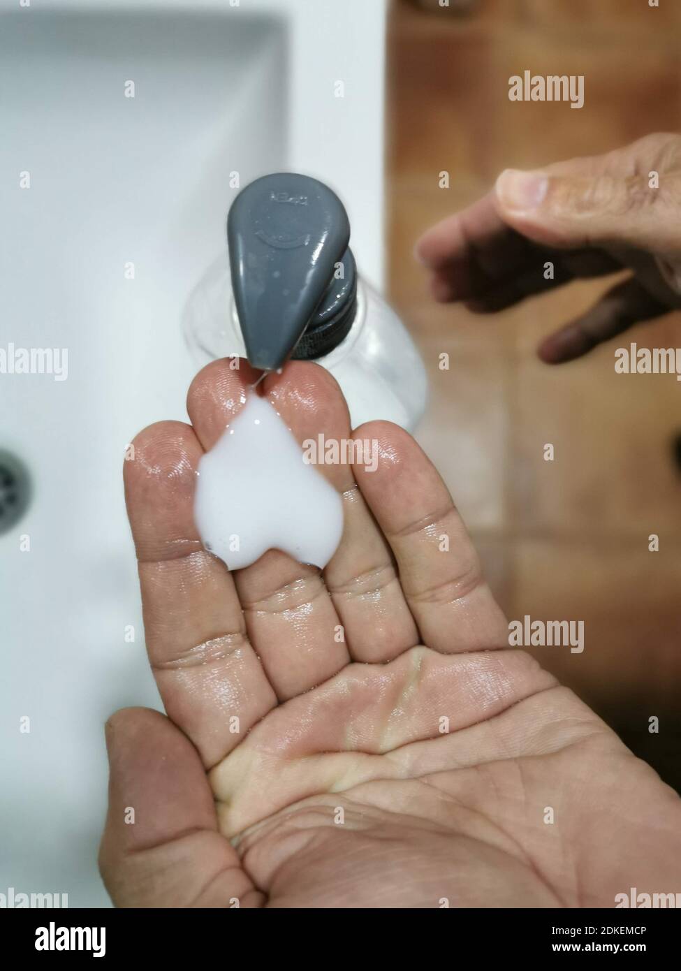 Clean your hands with soap to avoid getting infected with the
